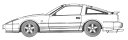 フジミ模型|FUJIMI 1/24 ハイソカーシリーズ No.2 フェアレディ 300ZR ’86(ハイソカーバージョン) 【代金引換配送不可】