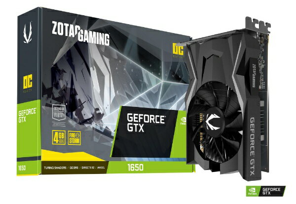 ZOTAC｜ゾタック グラフィックボード GAMING GeForce GTX 1650 OC GDDR6 ZTGTX1650-4GBOCGDR6/ZT-T16520F-10L GeForce GTXシリーズ /6GB