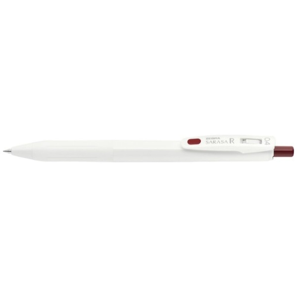 Rakuten - ゼブラ｜ZEBRA ジェルボールペン SARASA R (サラサ R) 白(インク色：レッドブラック) JJS29-R1-VRB [0.4mm]