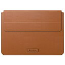 SWITCH EASYbXCb`C[W[ MacBook Pro 14C`i2023/2021jp EasyStand Leather MacBook Sleeve / Sleeve stand ThuE SE_PC4CSPUES_BR