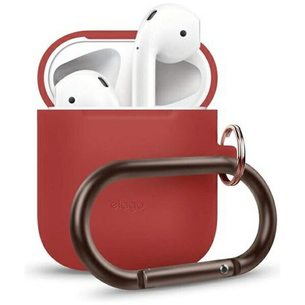 ELAGO｜エラゴ AIRPODS HANG CASE 2019 for AirPods (Red) EL_APDCSSCHD_RD