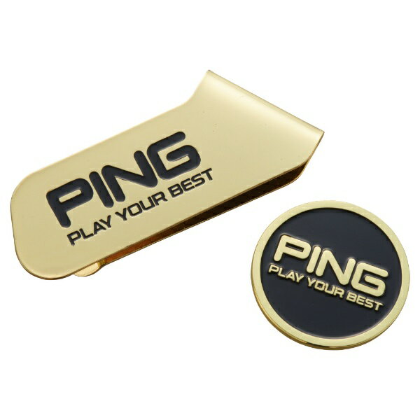 ピン｜PING AC-P2403 ベルトクリップマーカー ゴールド/ブラック 37502-01