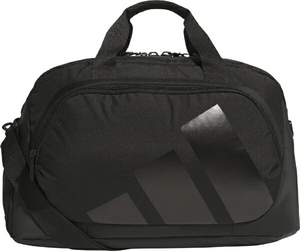 アディダス｜adidas シューズポケット付き ボールドロゴダッフルバッグ(W46cmxH27.5mxD25cm/ブラック) IKC87【オウンネーム非対応】