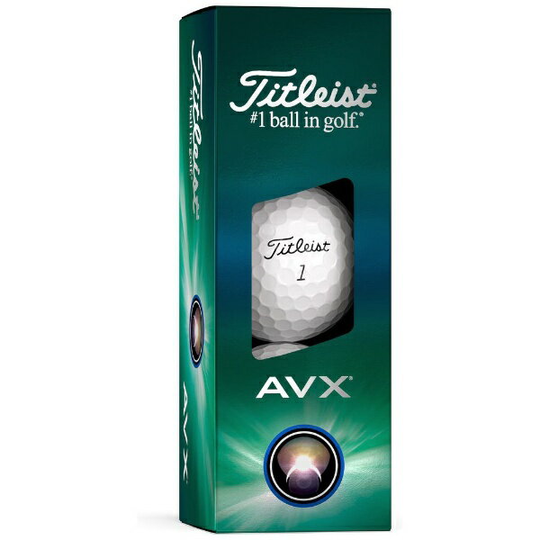 タイトリスト｜Titleist ゴルフボール AVX ホワイト T9014S 3球（1スリーブ） 2024年モデル【オウンネーム非対応】【返品交換不可】