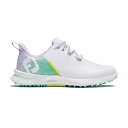 フットジョイ|FootJoy 23.5cm レディース ゴルフシューズ WOMEN’S FJ フュ—エル フラッシュ(ホワイト×グリーン) 9068...