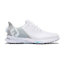 フットジョイ|FootJoy 26.5cm メンズ ゴルフシューズ MEN’S FJ フュ—エル フラッシュ BOA(ホワイト×グレー) 55430...