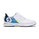 フットジョイ｜FootJoy 26.5cm メンズ ゴルフシューズ MEN’S FJ フュ—エル フラッシュ BOA(ホワイト×ブルー) 55432 W085 ホワイト×ブルー 55432 [26.5cm]