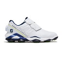 フットジョイ｜FootJoy 27.5cm メンズ ゴルフシューズ MEN’S ツアーアルファ BOA(ホワイト×ネイビー) 55549 W095 フットジョイ ホワイト×ネイビー 55549 