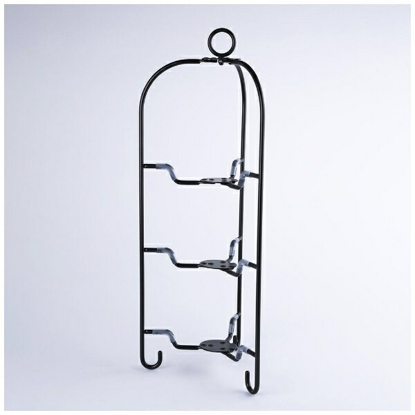 青芳｜Aoyoshi ピサ プレートスタンド 3段 ブラック 068096