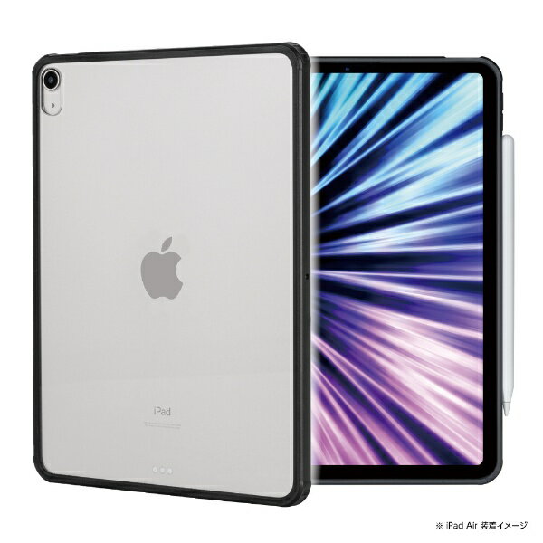 ナカバヤシ｜Nakabayashi 10.9インチ iPad Air（第5/4世代）用 衝撃吸収背面ケース ブラック TBC-IPA2203BK