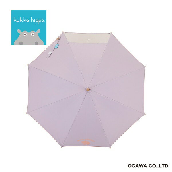 小川｜Ogawa 長傘 kukka hippo パープル 24KH-KSPW-4 50 [晴雨兼用傘 /子供用 /50cm]