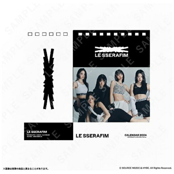 大日本印刷｜DNP LE SSERAFIM 卓上カレンダー2024年4月始まり -1st Studio Album ‘UNFORGIVEN’ -