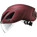 オージーケーカブト|OGK KABUTO 自転車用ヘルメット エアロ-R2 AERO-R2(S/Mサイズ:55~58cm/マットバーガンディ) マットバーガンディ【返品不可】
