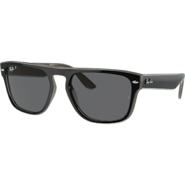 レイバン｜RayBan RB4407 673381 57mm ブラックとライトグレーと透明グレー/グレー偏光