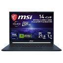 MSI｜エムエスアイ Stealth-14-AI-Studio-A1VFG-4009JP ゲーミングノートパソコン Stealth 14 AI Studio A1V(RTX 4060) スターブルー 14.0型 /Windows11 Pro /intel Core Ultra 7 /メモリ：32GB /SSD：1TB /2024年2月モデル