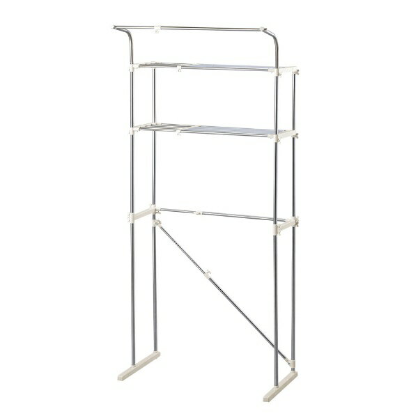 用途に合わせて突っ張りタイプ等選択できます。棚はフラット仕様の商品もあり小物を置いても落ちない。■規格寸法(約)：61〜97×56×181cm重量(約)：4.4kg全体耐荷重(約)：15kg