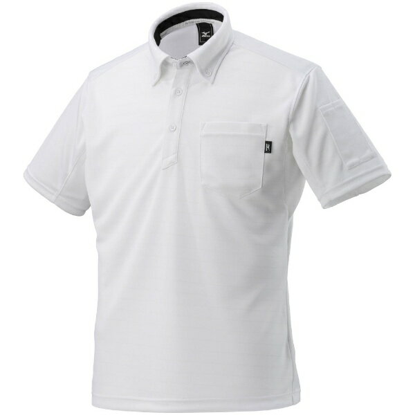 mizuno｜ミズノ ワークボタンダウンポロシャツ(半袖)[ユニセックス] 2XL 01：ホワイト F2JA118001