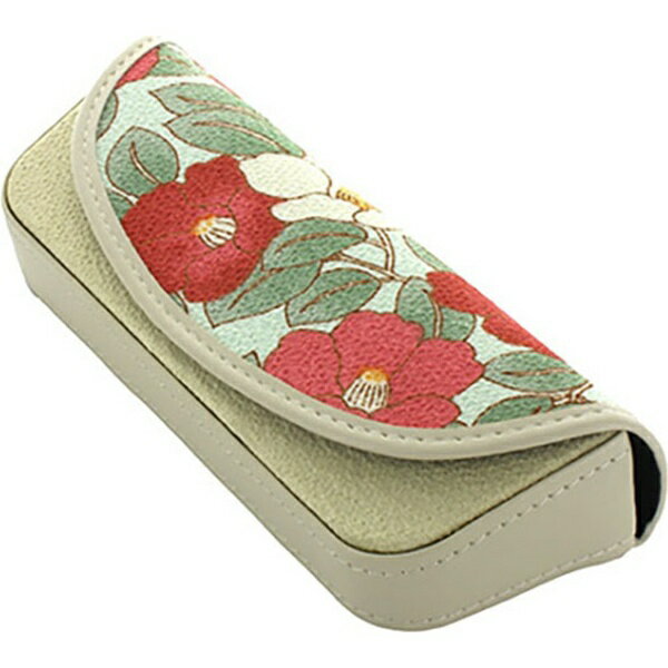 宇仁繊維ファッション｜Uni Textile セミハード メガネケース モダン椿 ミント