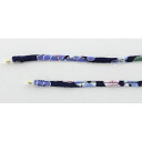 宇仁繊維ファッション|Uni Textile メガネストラップ 紫陽花 紺