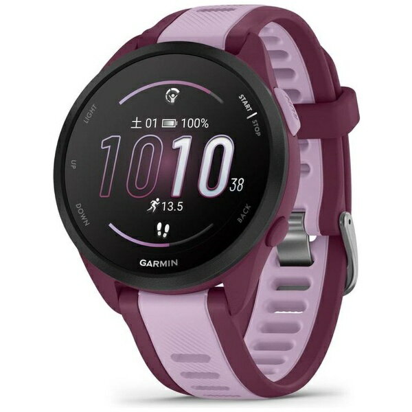 【Suica対応】 GARMIN|ガーミン Forerunner 165 Music(フォアランナー 165 ミュージック)ランニングGPSスマートウォッチ Berry 010-02863-93
