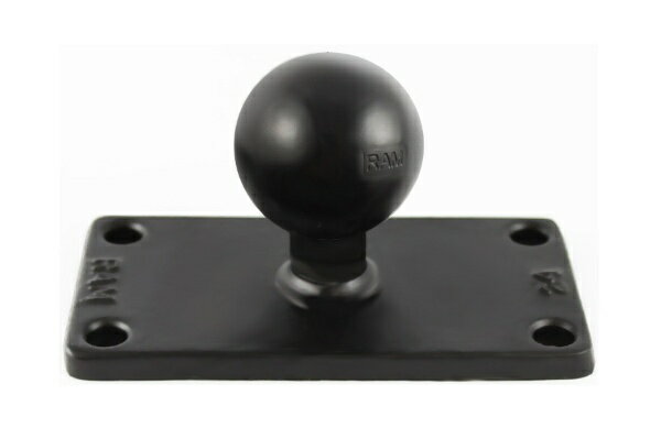 RAMMOUNTS｜ラムマウント スクエアベース 4穴 P1.5x3.5inch 1.5インチボール RAM-202U-24 RAM-202U-24