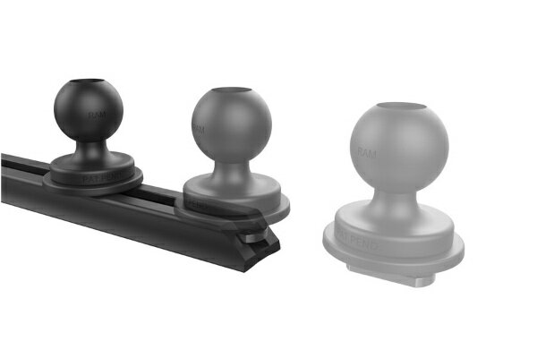 RAMMOUNTS｜ラムマウント タフトラックレール(エンドローディング) 全長10.1cm RAP-TRACK-DR-4U RAP-TRACK-DR-4U 3