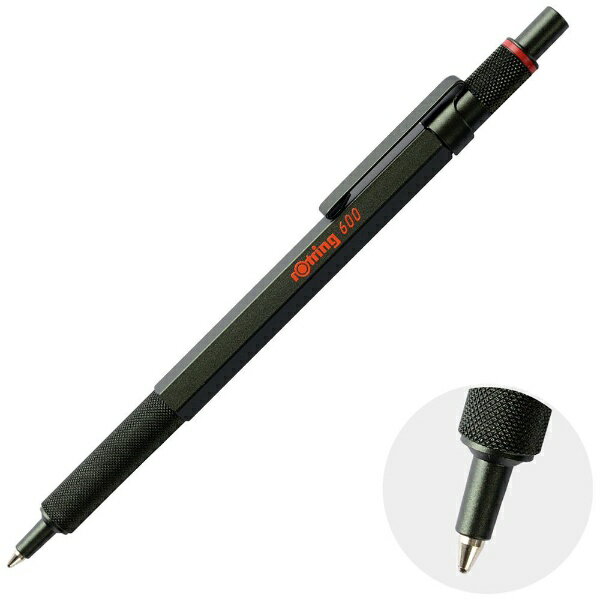 1980年代に誕生したブランドのアイコン商品600シリーズに、ロットリングのルーツとなるバウハウスからインスピレーションを得た、重厚感のあるカラーが登場。フルメタルボディの適度な重量感、優れた安定性はそのままに、カラーリングの実現のために素材と塗装を厳選しました。描くためのツールにこだわりがあり、クリエイティビティを表現する人におすすめです。ボールペンはメカニカルペンシルと同じ形状で、筆記部分（ペン先）が見やすい構造。ノックタイプです。