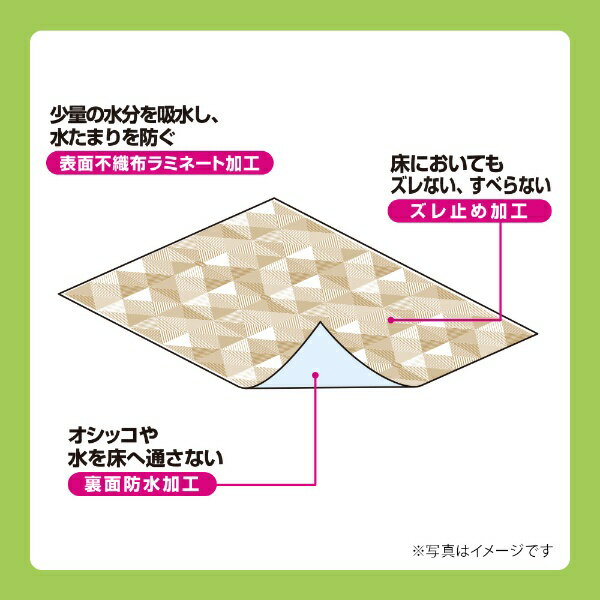 ユニチャーム｜unicharm デオクリーン 床を汚さない 防水シート10枚