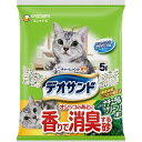 ユニチャーム|unicharm デオサンド オシッコのあとに香りで消臭する砂 ナチュラルグリーンの香り 5L(4)
