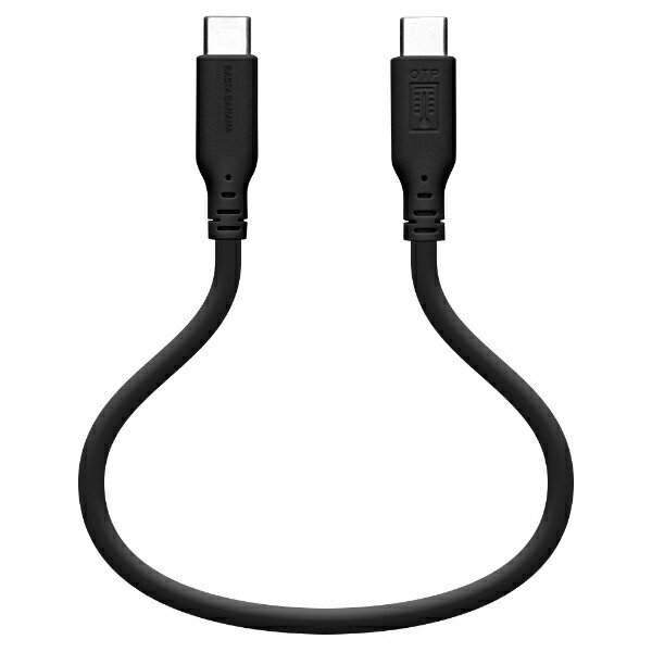 ラスタバナナ｜RastaBanana USB-C ⇔ USB-Cケーブル [充電 /転送 /0.3m /USB Power Delivery /100W /USB3.2 Gen2] チャコールグレー C203CACC5A02CGR