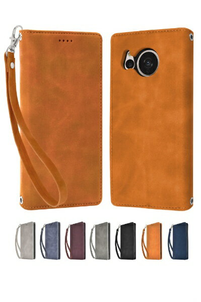 shizukawill｜シズカウィル AQUOS sense7 SH-53C SHG10 手帳型 アイファンデ2 ブラウン SHAQSE7IF2LBR