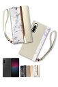 shizukawill|シズカウィル Xperia 10 IV SO-52C SOG07 手帳型 アイファンデ ホワイト SOX10M4CAWH|詳細画像