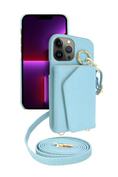 樂天商城 - shizukawill｜シズカウィル iPhone 13 Pro Max ショルダーケース アイファンデ5 ドレスコード アイシーブルー APIP13PMIF52BL
