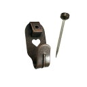 福井金属工芸|fukui metal & craft DP-57 鉄並Xフック小 茶(2)