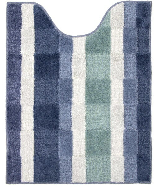 ヨコズナ｜YOKOZUNA CREATION モザイク 胴長トイレマット 75×60cm ブルー(3.0)