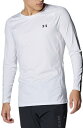 アンダーアーマー｜UNDER ARMOUR メンズ ヒートギア フィッティド ノベルティ ロングスリーブ クルーネック シャツ (Mサイズ/White×Black) 1384825 White×Black 1384825【返品交換不可】