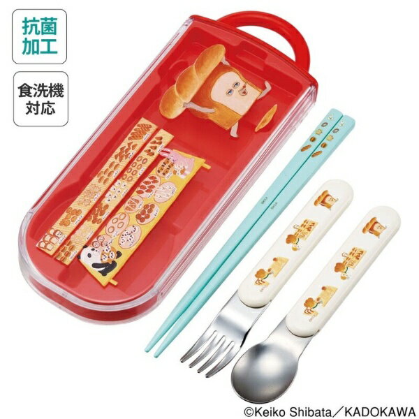 Skater｜スケーター 抗菌食洗対応トリオセット パンどろぼう TACC2AG