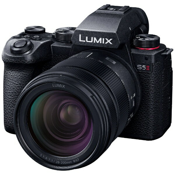 パナソニック｜Panasonic LUMIX S5II 高倍率ズームレンズキット ミラーレス一眼カメラ ブラック DC-S5M2H [ズームレンズ]