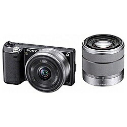 【送料無料】ソニーα NEX-5D ダブルレンズキット（ブラック） [NEX5D]