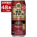 宝酒造 焼酎ハイボール ＜立石 宇ち多゛（うちだ）のうめ割り風＞ 500ml×48本(2ケース)【送料無料※一部地域は除く】