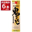 盛田 知多ねのひ蔵 常滑郷の鬼ころし パック 2L 6本 1ケース 日本酒 清酒 sake 2000ml 愛知県 日本【送料無料 一部地域は除く】