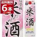 沢の鶴 米だけの酒 1.8L パック 1800ml×6本(1ケース) 日本酒 清酒 兵庫県 日本【送料無料※一部地域は除く】