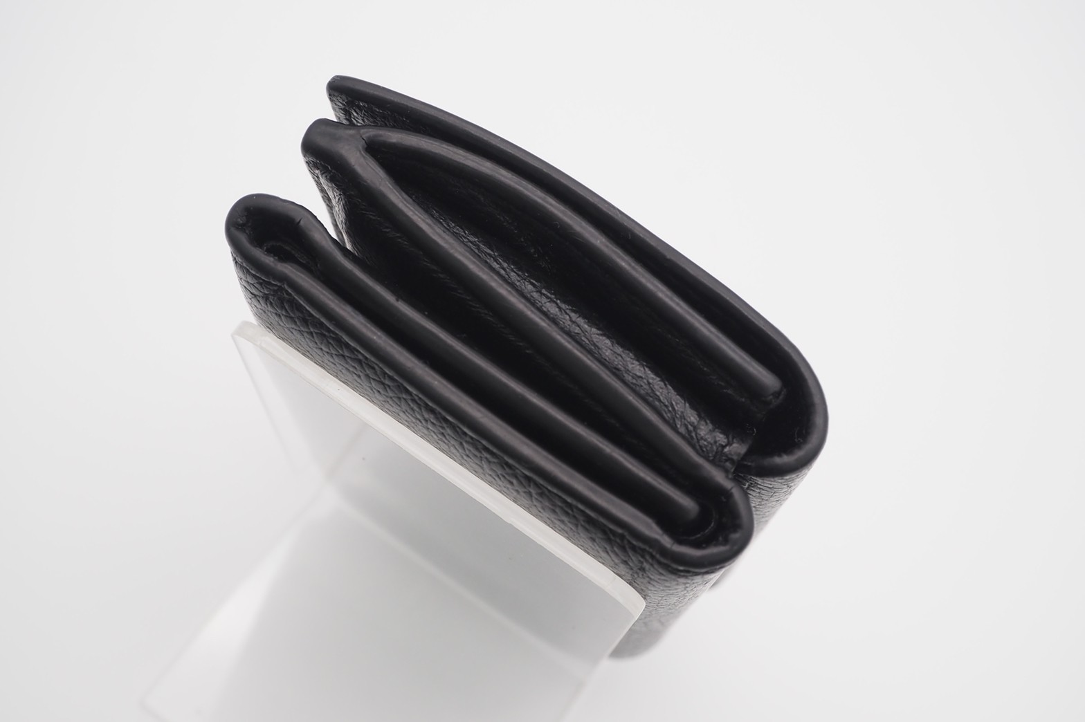 ☆安心の3大保証☆Bランク≪BALENCIAGAバレンシアガ/三つ折り財布≫594312キャッシュコンパクトウォレットブラックホワイト送料無料【中古】