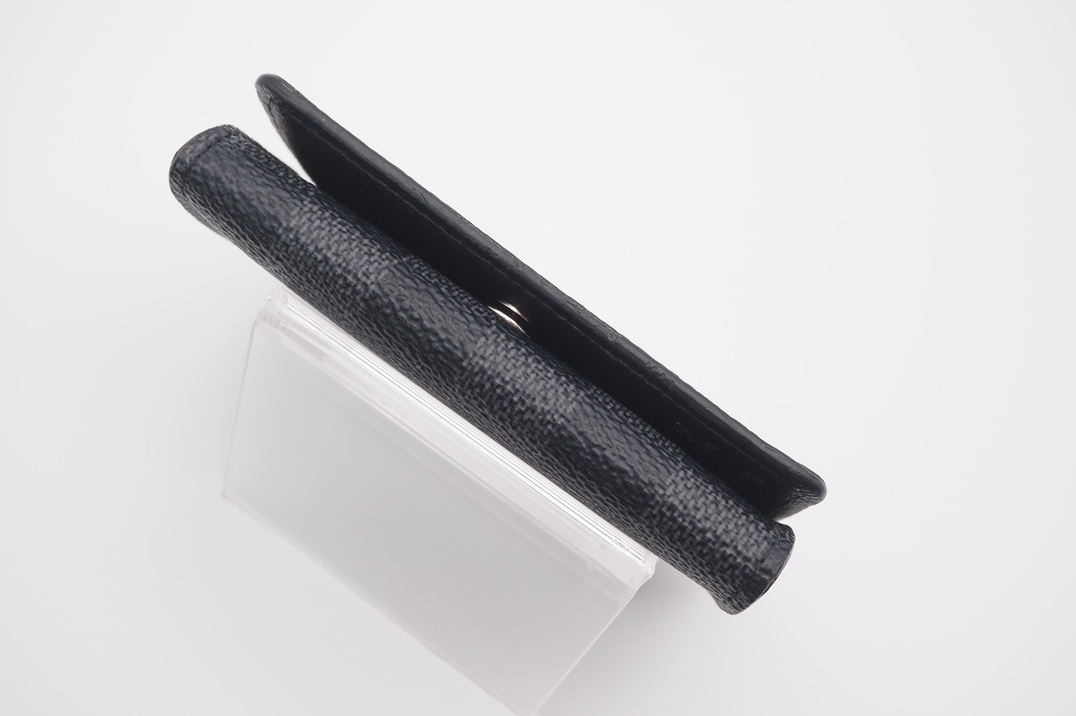 ☆安心の3大保証☆ABランク≪LOUISVUITTONルイヴィトン/二つ折りカードケース≫N63338ダミエグラフィットアンヴェロップカルトドゥヴィジットブラック美品送料無料【中古】