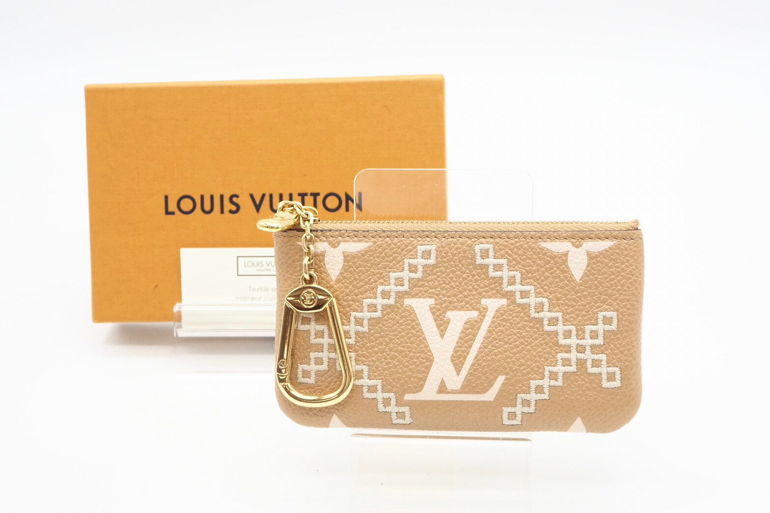 楽天リユースショップ BICLOCK☆安心の3大保証☆ Aランク ≪LOUIS VUITTON ルイヴィトン/コインケース≫ M81165 アンプラント ブロデ ポシェット クレ コイン＆キーケース アリゾナ【中古】