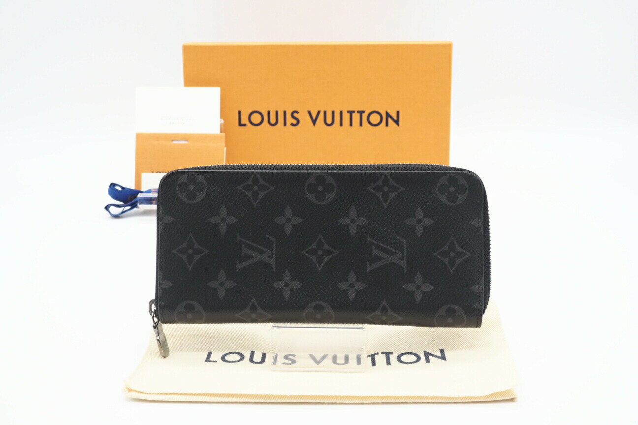 楽天リユースショップ BICLOCK☆安心の3大保証☆ Bランク ≪LOUIS VUITTON ルイ ヴィトン/ジッピーウォレット≫ M62295 モノグラム エクリプス ヴェルティカル ブラック 送料無料【中古】