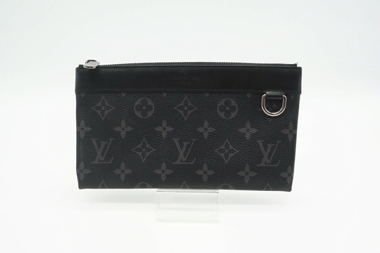 楽天リユースショップ BICLOCK☆安心の3大保証☆ Bランク ≪LOUIS VUITTON ルイ ヴィトン/ポーチ≫ M44323 モノグラム エクリプス ポシェット ディスカバリーPM ブラック グレー【中古】