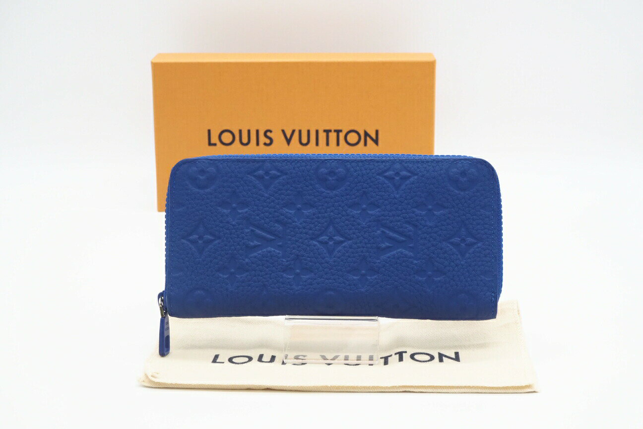 楽天リユースショップ BICLOCK☆安心の3大保証☆ ABランク ≪LOUIS VUITTON ルイ ヴィトン/ジッピーウォレット≫ M80791 トリヨン ヴェルティカル ネオンブルー ブルー 美品 送料無料【中古】