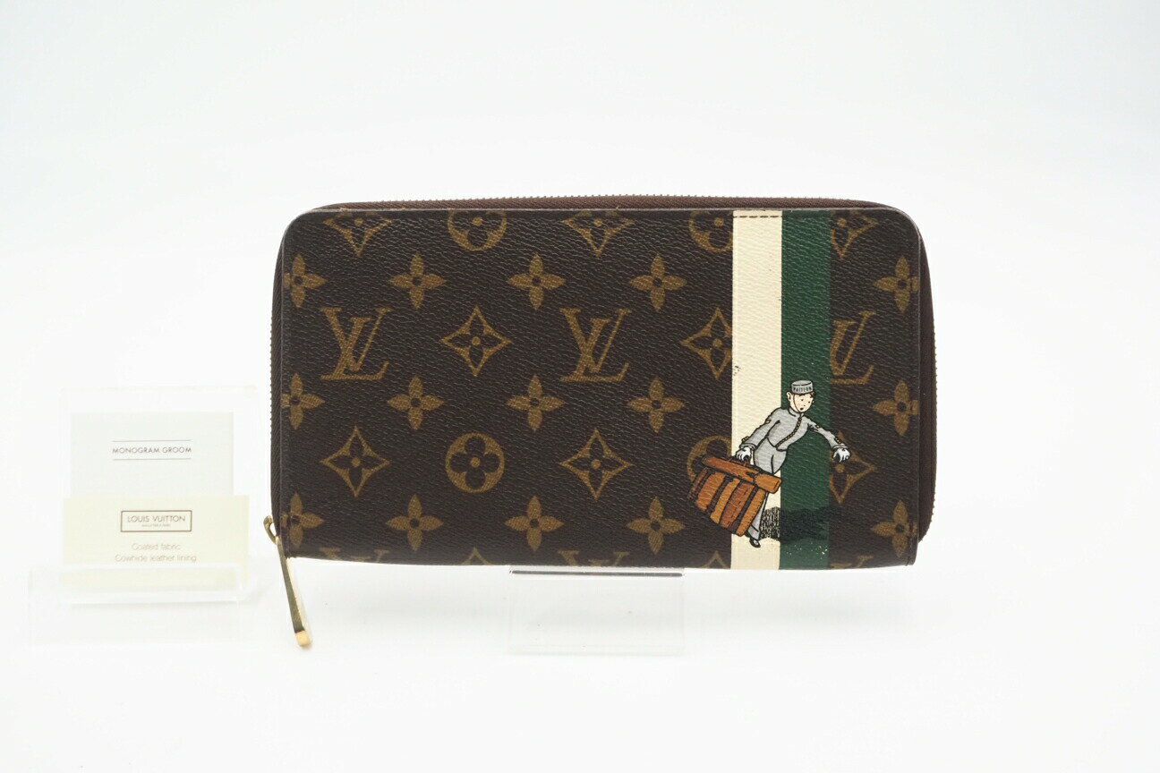 楽天リユースショップ BICLOCK☆安心の3大保証☆ Bランク ≪LOUIS VUITTON ルイ ヴィトン/トラベルケース≫ M60035 モノグラム グルーム ジッピー オーガナイザー ベルボーイプリント【中古】