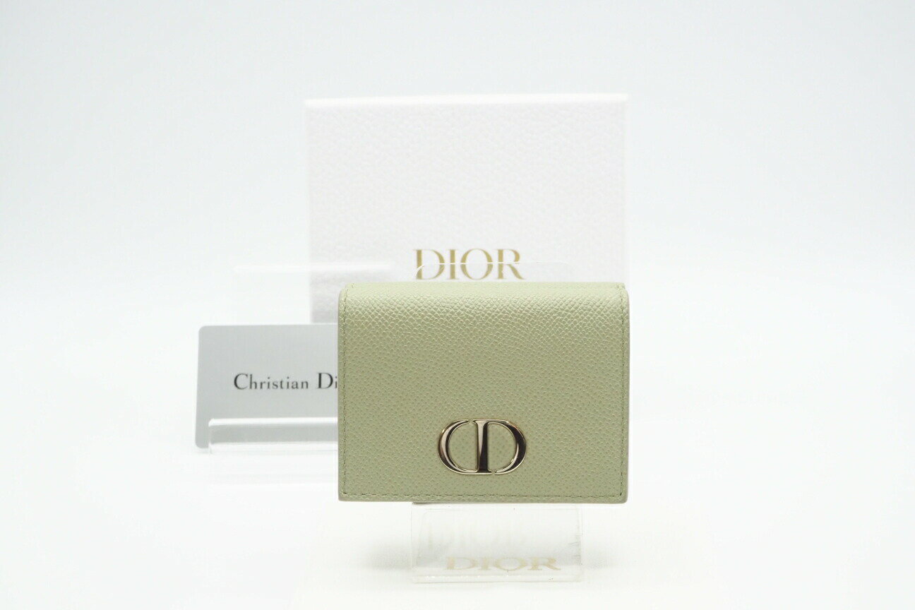 ☆安心の3大保証☆ ABランク ≪Christian Dior クリスチャン ディオール /三つ折り財布≫ S2084OBAE ディオール30 モンテーニュ コンパクト ウォレット【中古】